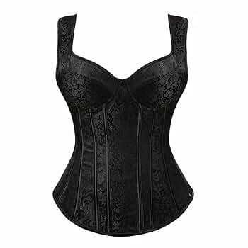 Amazon.com: Corset Bustier Tops for Women with Straps Plus